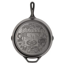 American Road Trip: 12 Inch Seasoned Cast Iron Skillet, Colorado