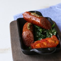 Alternative view of Heat-Treated 10 Ounce Rectangular Cast Iron Mini Server