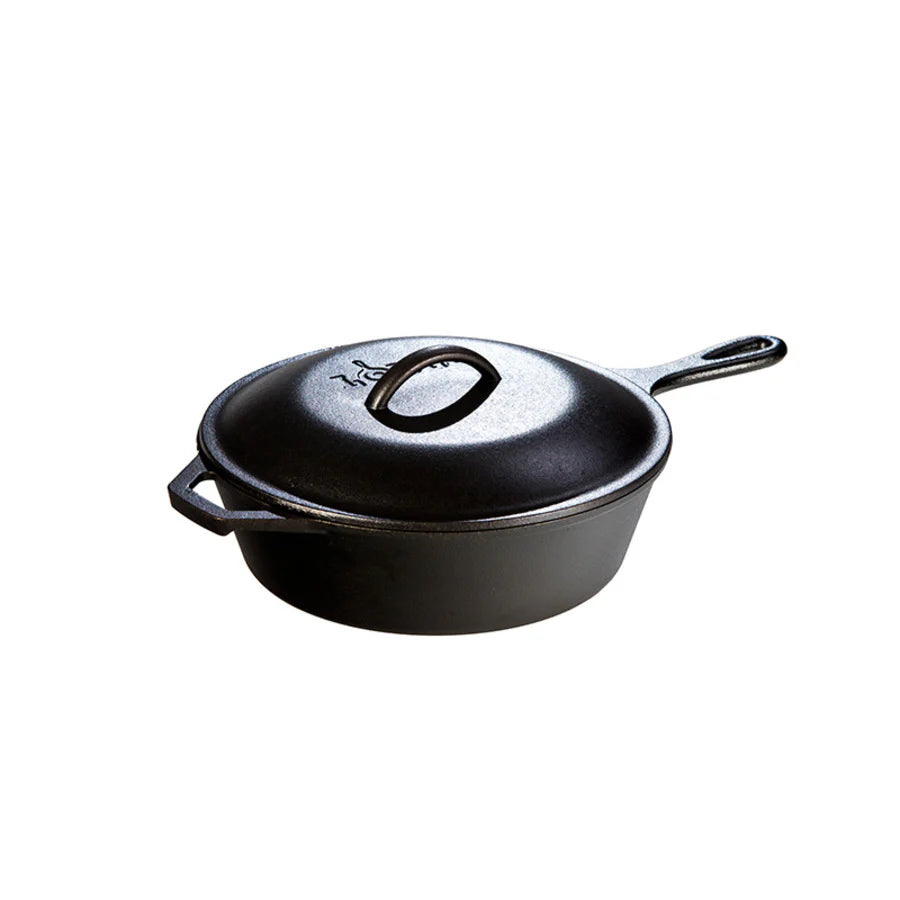 Cast Iron Covered Deep Skillet - Image 21