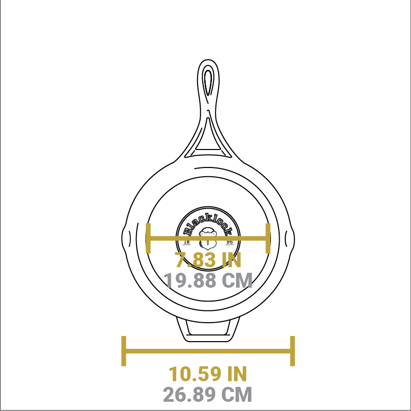 Blacklock Lightweight Cast Iron Skillet Set - Image 7