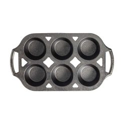 Alternative view of Seasoned Cast Iron Muffin Pan