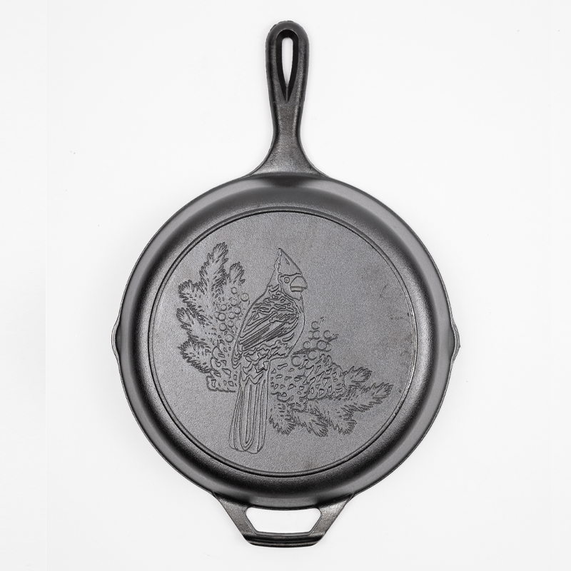 Lodge 10.25 Inch Seasoned Cast Iron Cardinal Skillet - Image 7