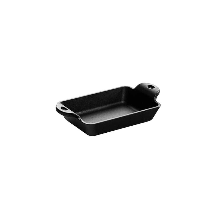 Heat-Treated 14 Ounce Rectangular Cast Iron Mini Server - Image 6