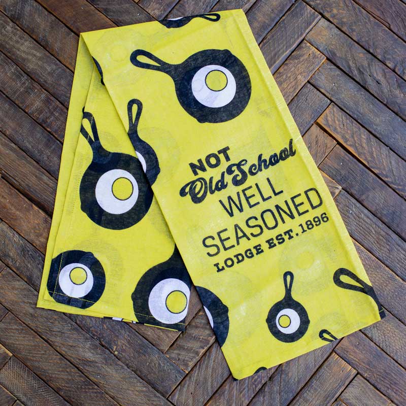 Not Old School Well Seasoned Lodge Dish Towel - Image 5