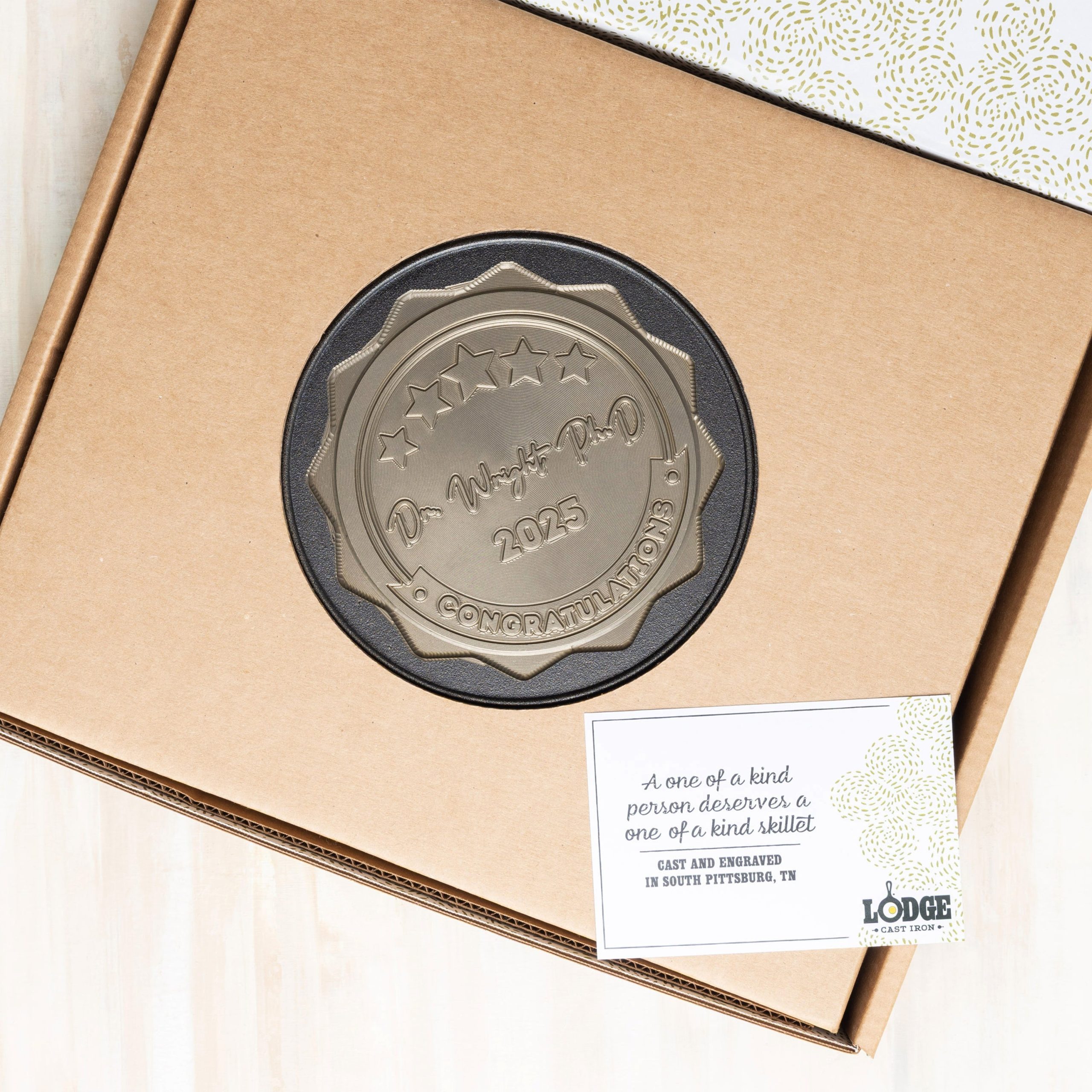 Custom Engraved Award Skillet - Image 6