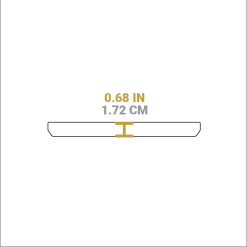 Alternative view of 10 Ounce Rectangular Walnut Wood Underliner