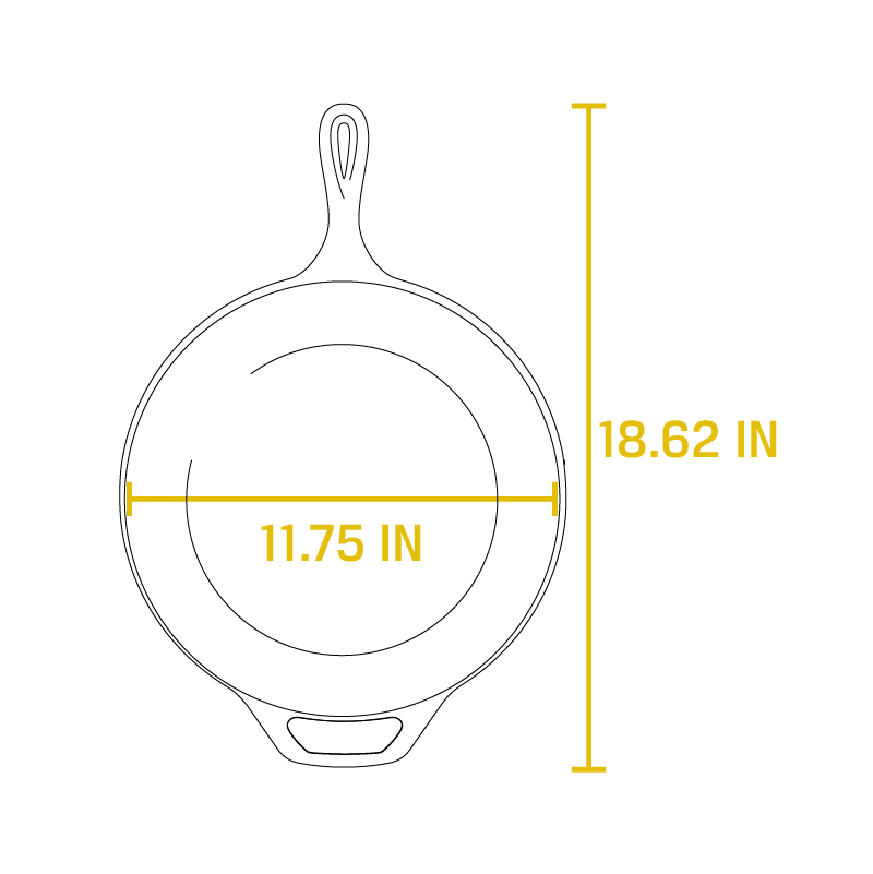 Cast Iron Covered Deep Skillet - Image 5