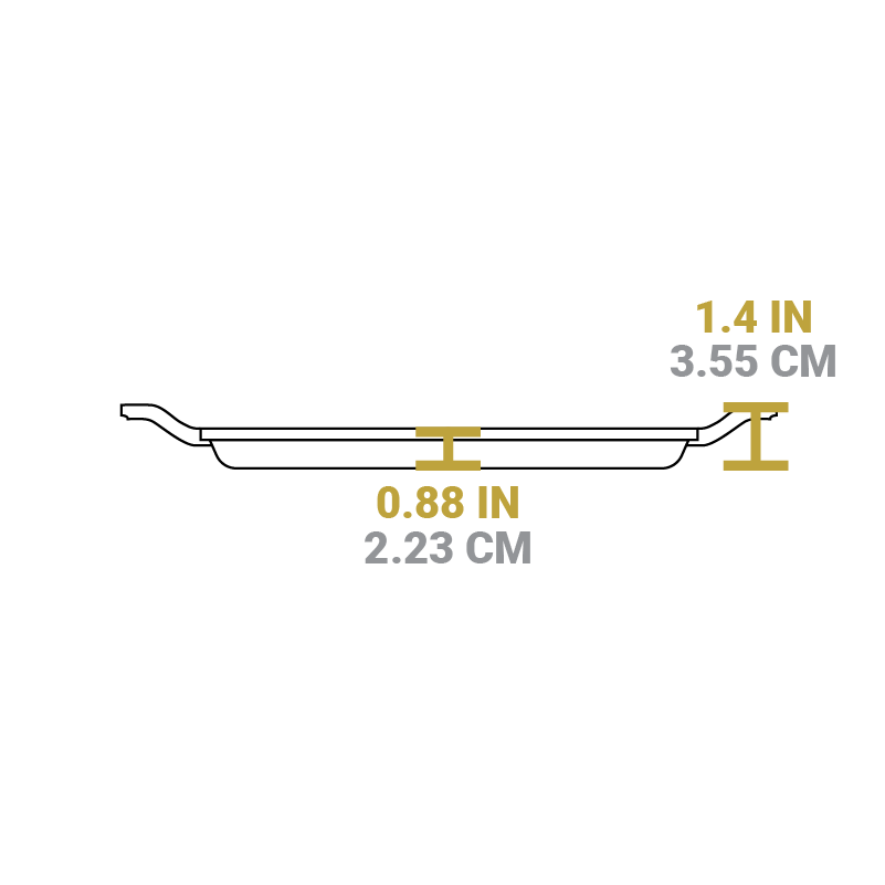 Chef Collection 11 Inch Cast Iron Square Griddle - Image 4