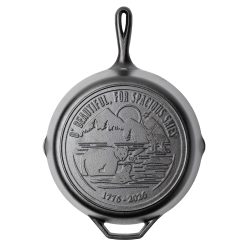 Lodge 12 Inch Seasoned Cast Iron Skillet, Spacious Skies