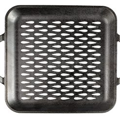 Alternative view of Chef Collection 11 Inch Cast Iron Square Grill Topper