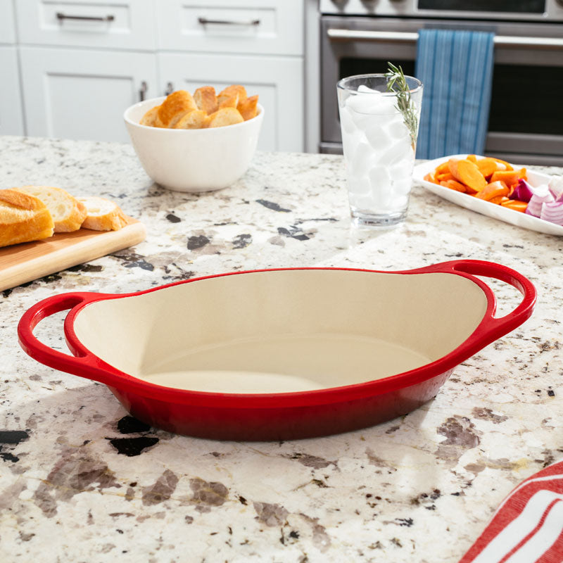 Enameled Oval Casserole - Image 3