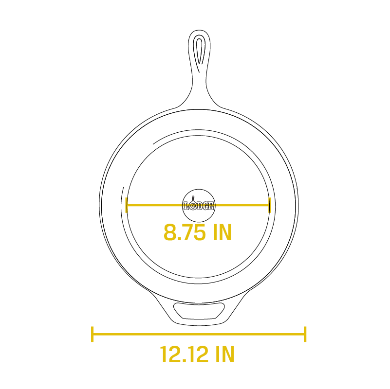 Cast Iron Covered Deep Skillet - Image 7