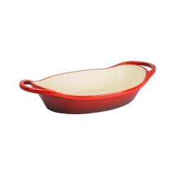 Alternative view of Enameled Oval Casserole