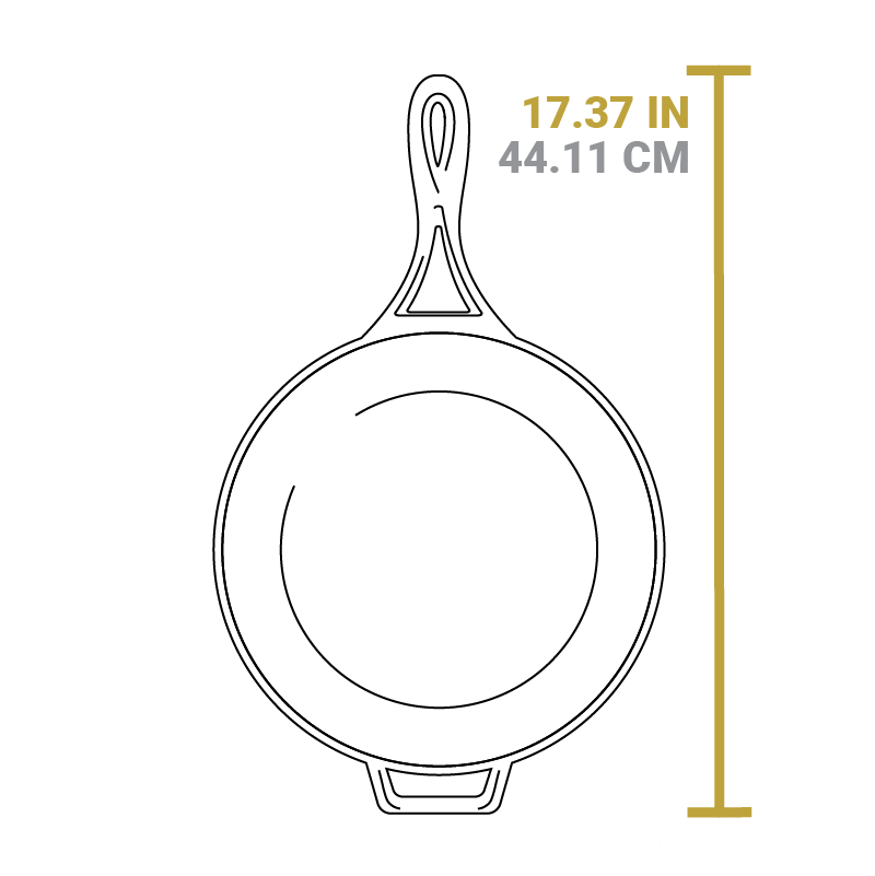 Blacklock 4 Quart Lightweight Cast Iron Deep Skillet With Lid - Image 9