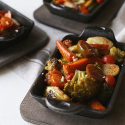 Alternative view of Heat-Treated 14 Ounce Rectangular Cast Iron Mini Server 