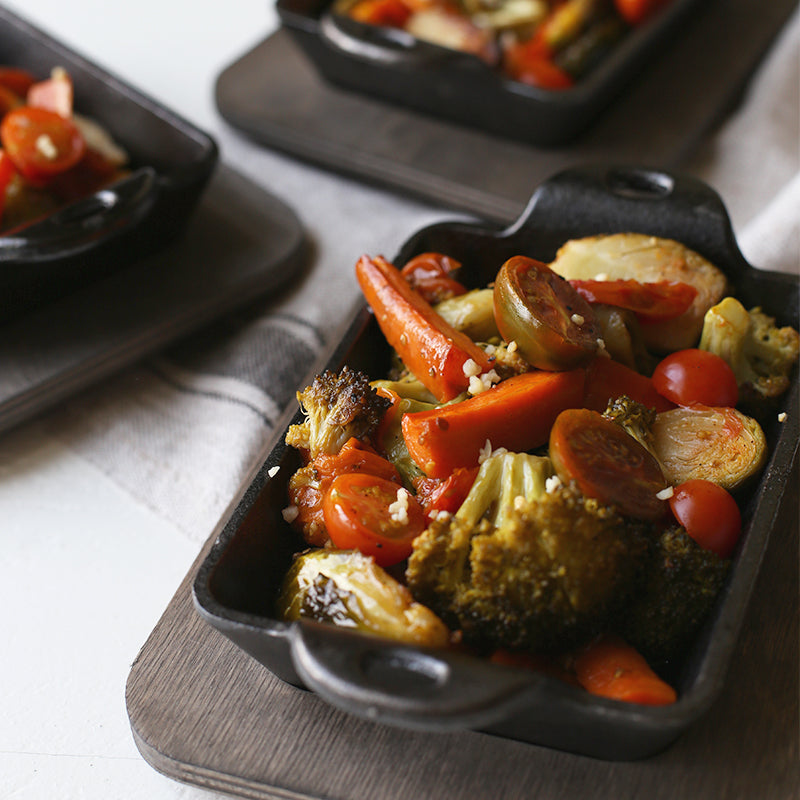 Heat-Treated 14 Ounce Rectangular Cast Iron Mini Server - Image 2
