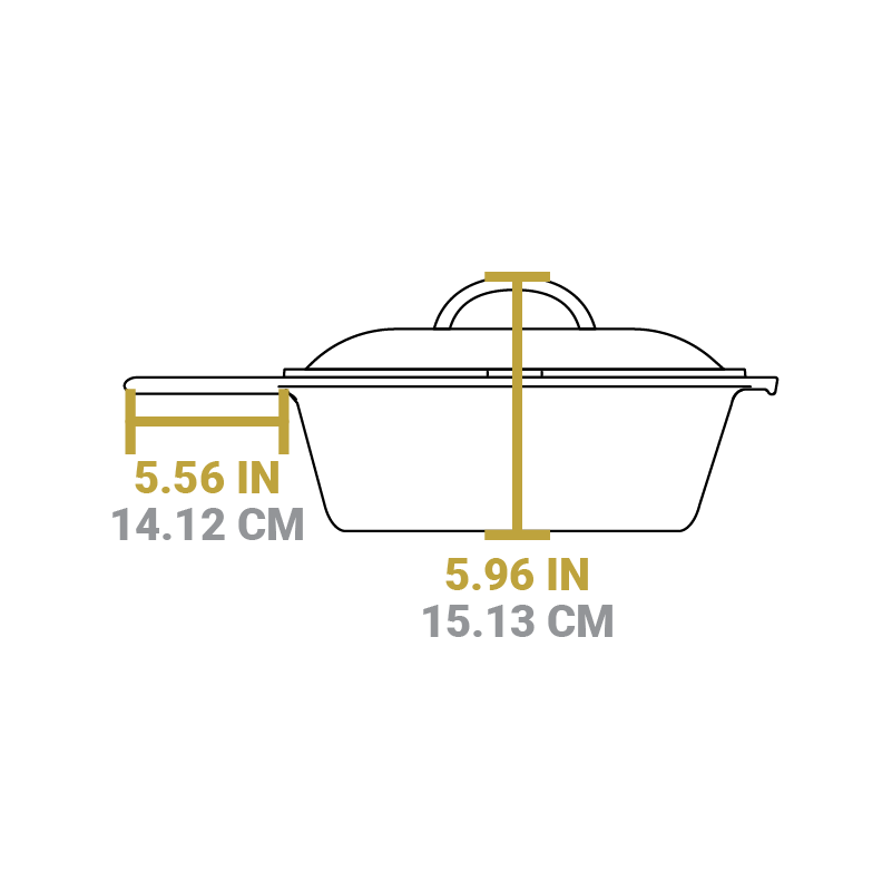 Cast Iron Covered Deep Skillet - Image 24