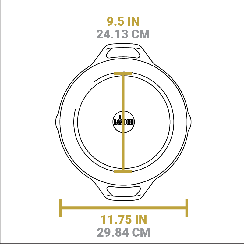 Cast Iron Dual-Handle Pan - Image 46