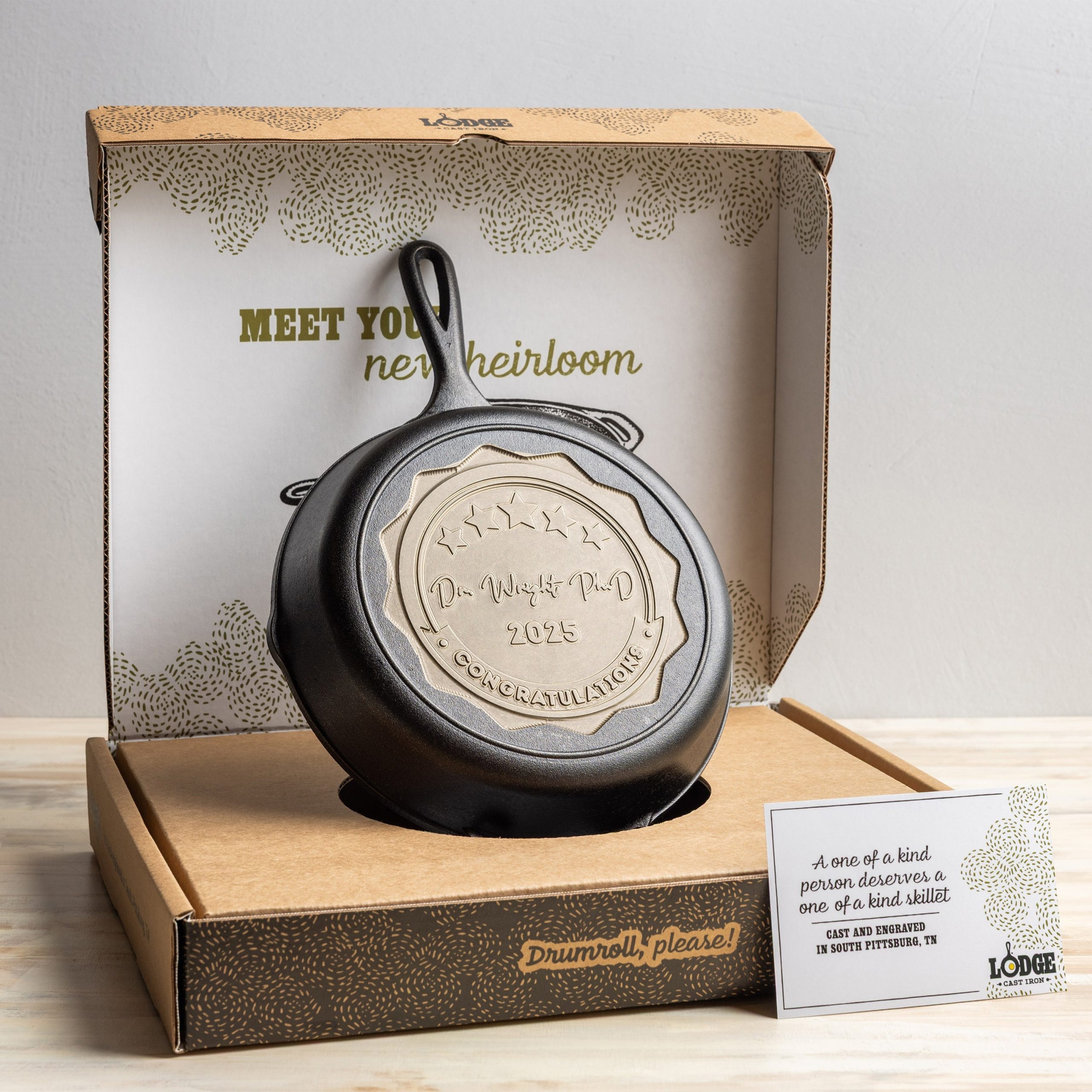 Custom Engraved Award Skillet - Image 5