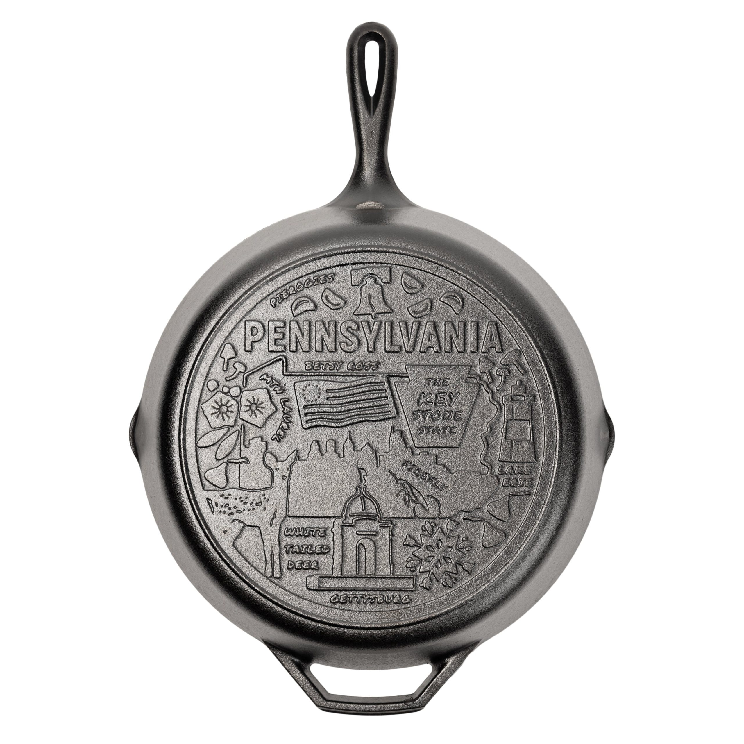 American Road Trip: 12 Inch Seasoned Cast Iron Skillet, Pennsylvania - Image 6