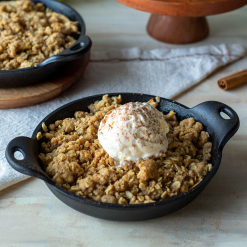 Alternative view of Heat-Treated 14 Ounce Round Cast Iron Mini Server 