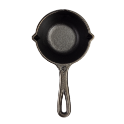 Alternative view of Cast Iron Melting Pot and Silicone Brush