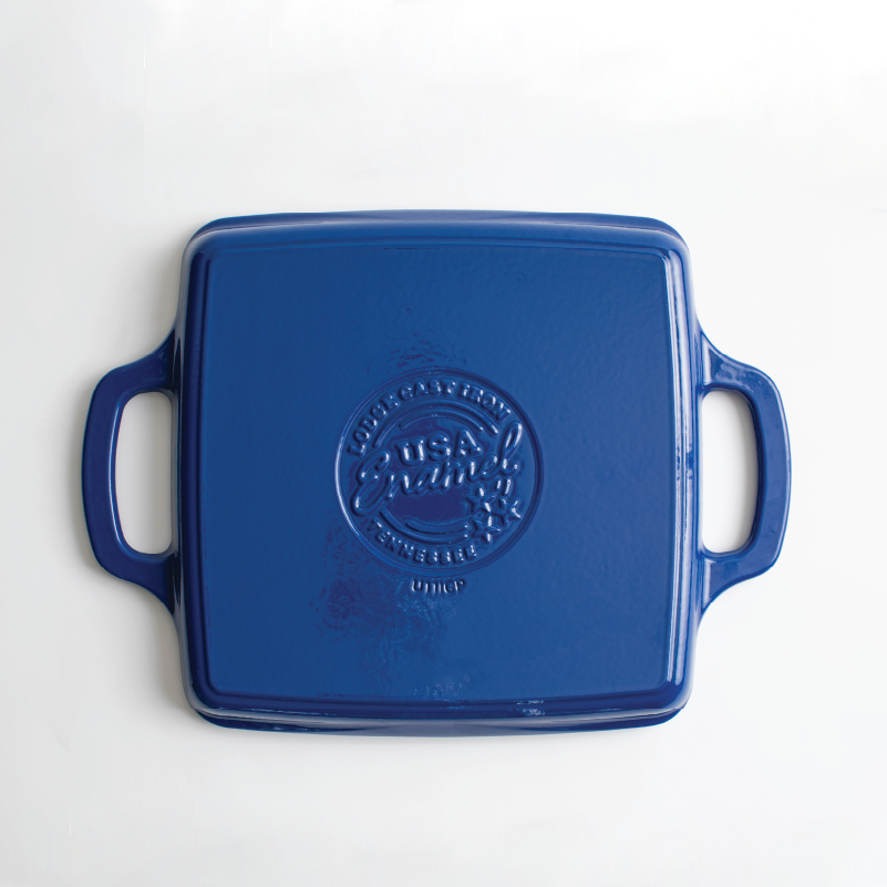 USA Enamel 11 Inch Enameled Cast Iron Grill Pan - Image 4