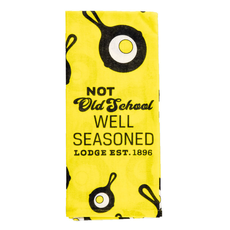 Not Old School Well Seasoned Lodge Dish Towel - Image 4