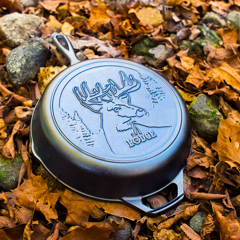 Wildlife Series™ 10.25 Inch Cast Iron Deer Skillet - Image 3