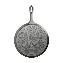 Alternative view of 10.5 Inch Seasoned Cast Iron Xolo Sugar Skull Griddle