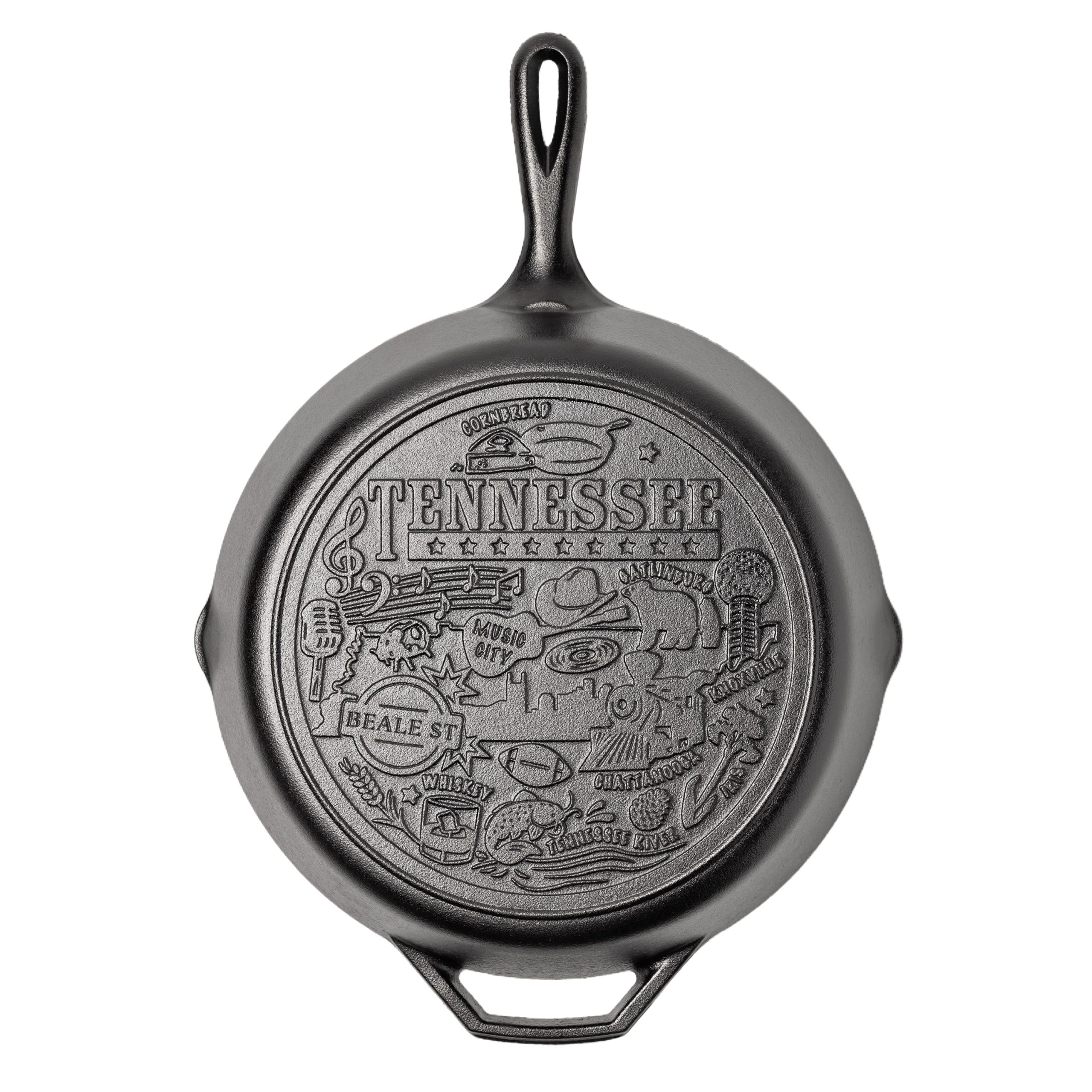 American Road Trip: 12 Inch Seasoned Cast Iron Skillet, Tennessee - Image 6