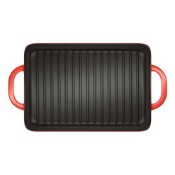 Alternative view of Enameled Cast Iron 12.5 x 8 Inch Grill Pan