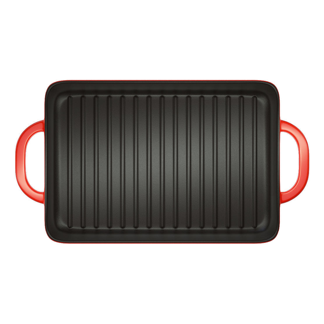 Enameled Cast Iron 12.5 x 8 Inch Grill Pan - Image 2