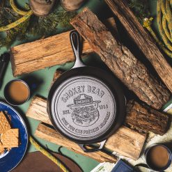 Alternative view of 10.25 Inch Seasoned Cast Iron Smokey Bear Skillet