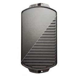 Alternative view of 19 x 9.5 Inch Seasoned Cast Iron Reversible Grill/Griddle