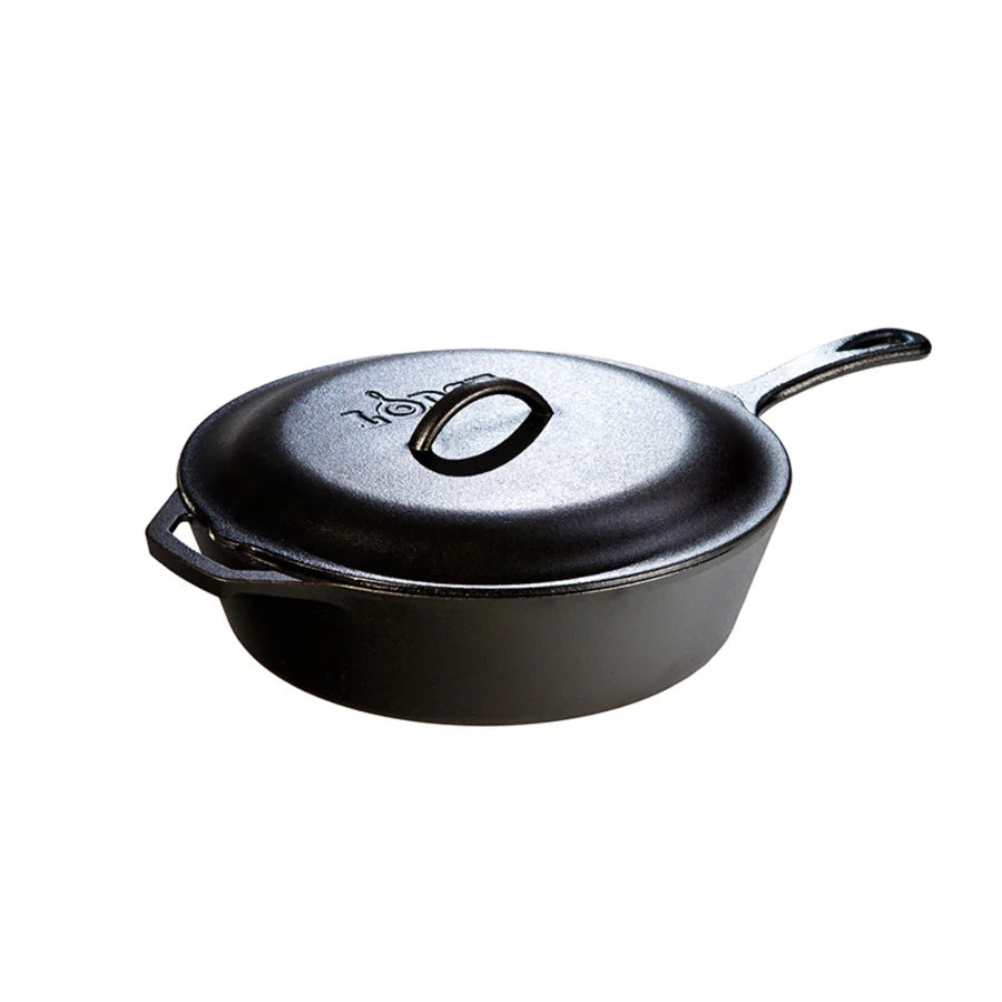 Cast Iron Covered Deep Skillet - Image 29
