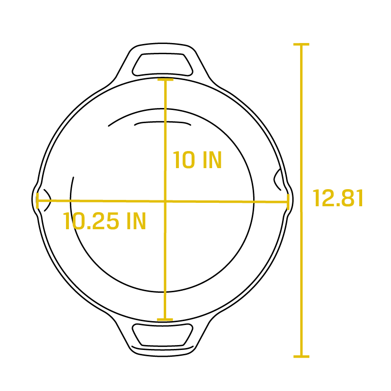 Cast Iron Dual-Handle Pan - Image 16