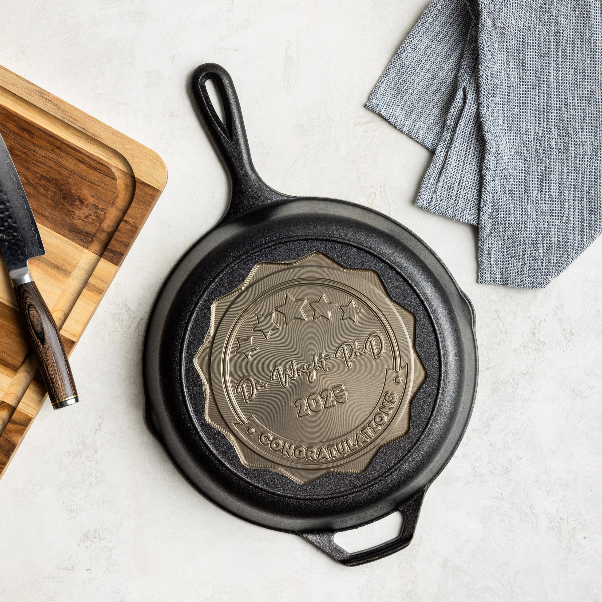 Custom Engraved Award Skillet - Image 3